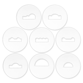 CLAY Gun Tile Trim Die KIT (8PC) 